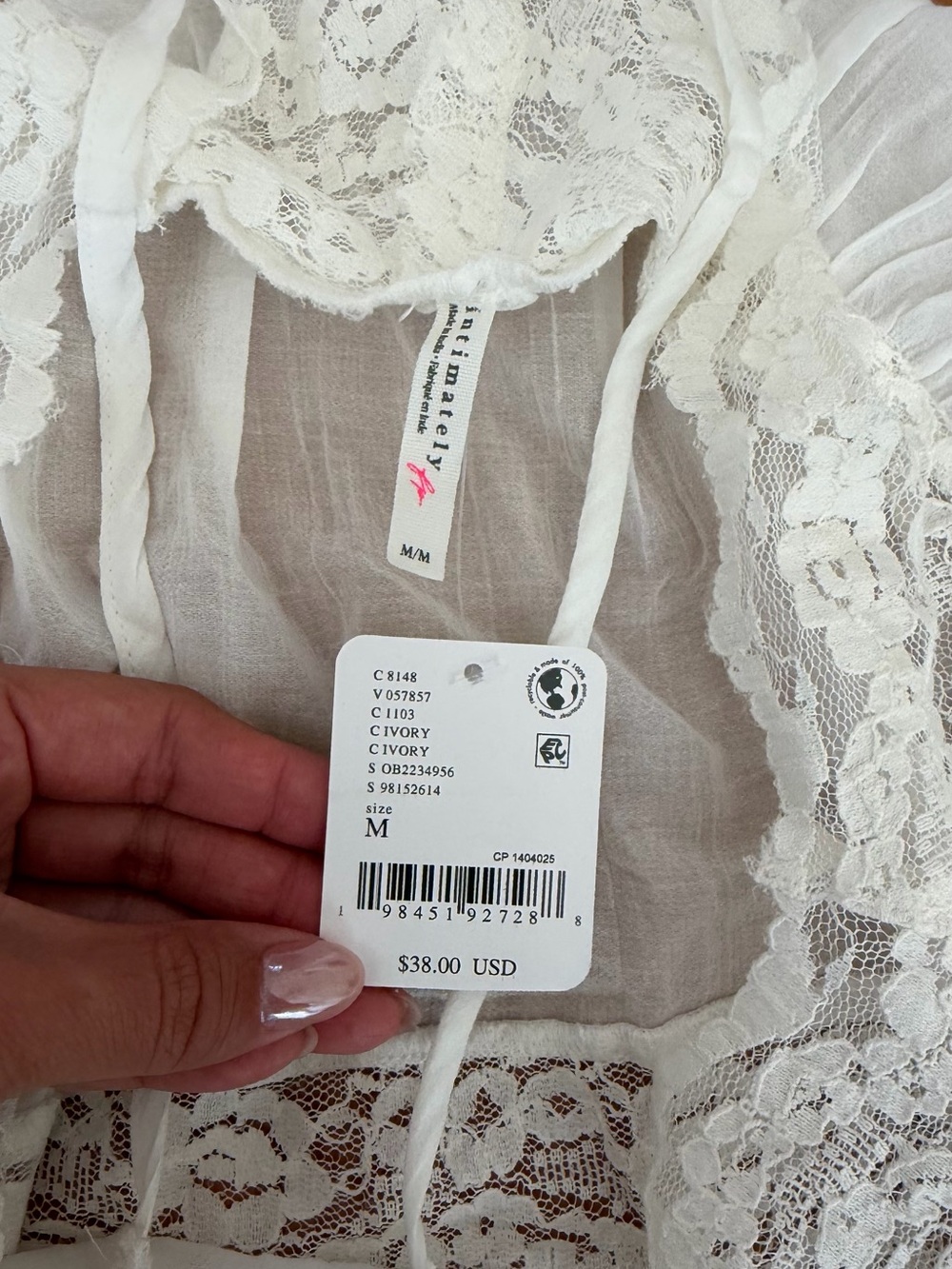 NWT Free People Fiona Cami size M - Picture 9 of 9